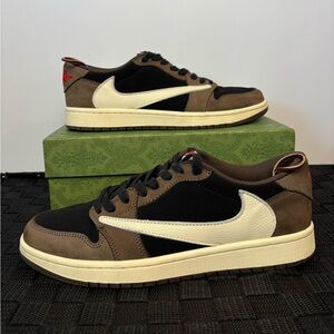 Size 10 - Travis Scott Mocha X Jordan 1 Retro Low OG #79 | No Box | Very Clean